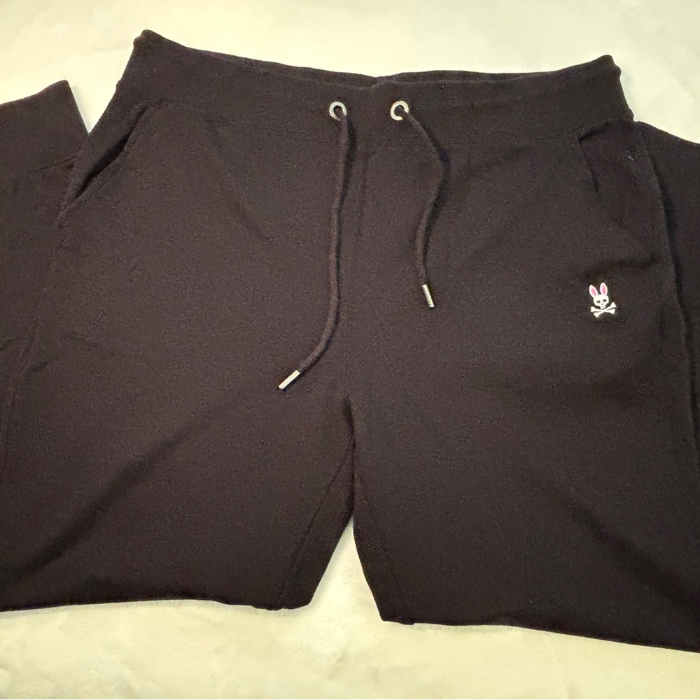 NWOT Psycho Bunny Dante Black Sweatpant